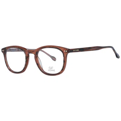 Gianfranco Ferre Men' Spectacle Frame  Gff0121 50002 Gbby2 In Brown