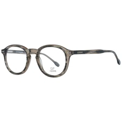 Gianfranco Ferre Men' Spectacle Frame  Gff0122 50001 Gbby2 In Brown