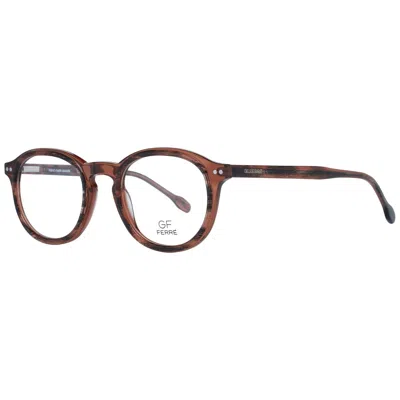 Gianfranco Ferre Men' Spectacle Frame  Gff0122 50002 Gbby2 In Brown