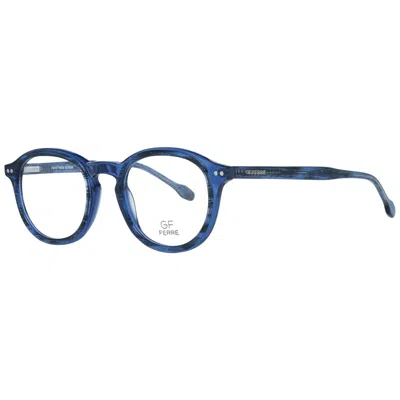Gianfranco Ferre Men' Spectacle Frame  Gff0122 50003 Gbby2 In Blue