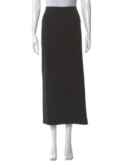 Pre-owned Gianfranco Ferre Midi Length Skirt In Black
