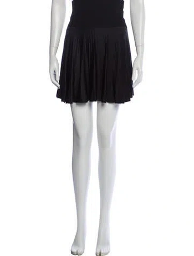 Pre-owned Gianfranco Ferre Mini Skirt In Black