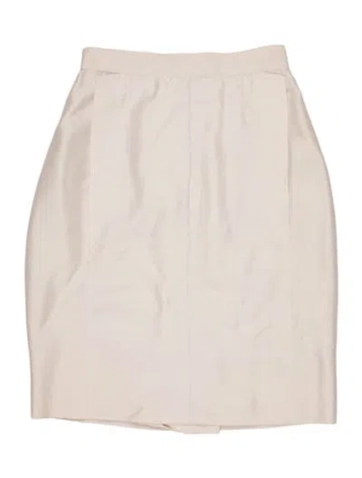 Pre-owned Gianfranco Ferre Mini Skirt In Neutral