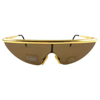 Pre-owned Gianfranco Ferre New Vintage  Gff 118 Shield Avant Garde Made In Italy 1980's In Brown