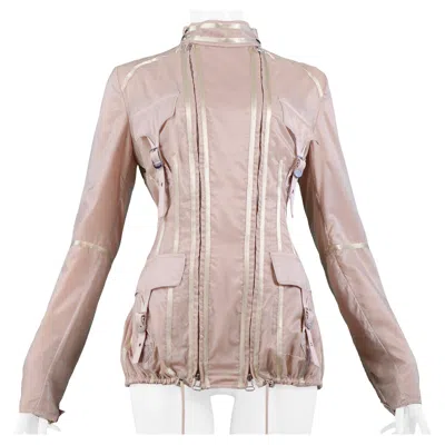 Pre-owned Gianfranco Ferre Pink Nylon Windbreaker Jacket 2005