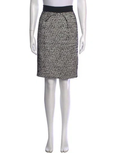 Pre-owned Gianfranco Ferre Polka Dot Print Midi Length Skirt In Multi