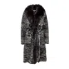 Gianfranco Ferre Rabbit And Fox Fur Coat - '90s In Gray