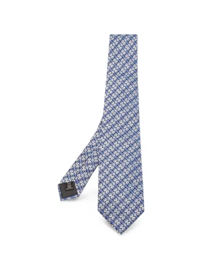 Pre-owned Gianfranco Ferre Silk Tie In Blue