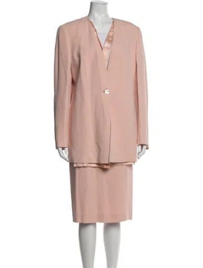 Pre-owned Gianfranco Ferre Skirt Set In Pink