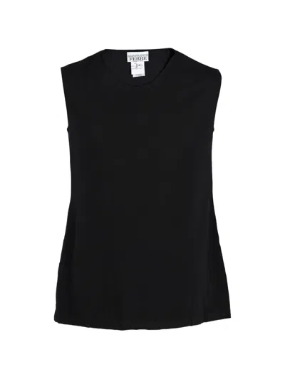 Pre-owned Gianfranco Ferre Sleeveless Wool Vest In Black