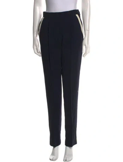 Pre-owned Gianfranco Ferre Straight Leg Pants In Black