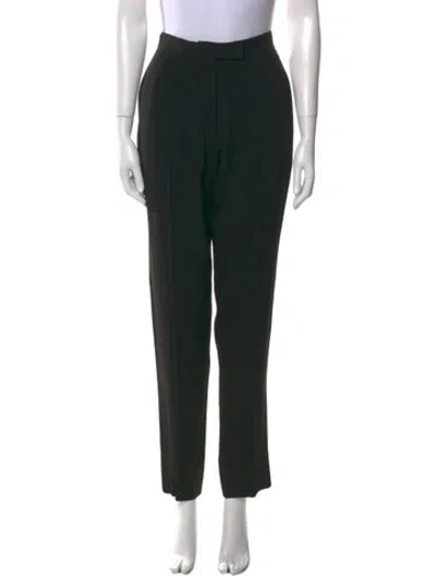 Pre-owned Gianfranco Ferre Straight Leg Pants In Black