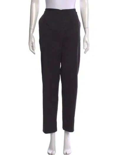 Pre-owned Gianfranco Ferre Straight Leg Pants In Black