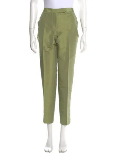 Pre-owned Gianfranco Ferre Straight Leg Pants In Green
