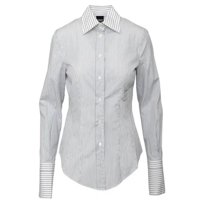 Pre-owned Gianfranco Ferre Gianfranco Ferré Stripe Shirt - '00s In Gray