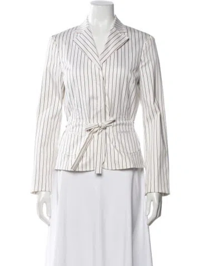 Pre-owned Gianfranco Ferre Striped Blazer In Multi