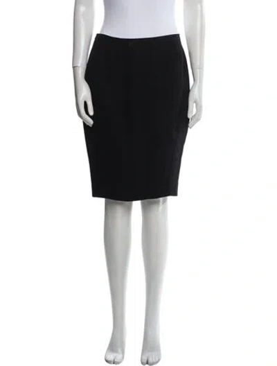 Pre-owned Gianfranco Ferre' Studio Knee-length Skirt In Black