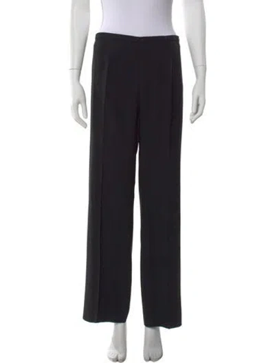 Pre-owned Gianfranco Ferre' Studio Straight Leg Pants In Black