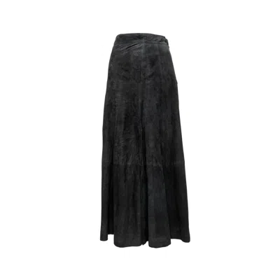 Gianfranco Ferre Suede Skirt - '80s In Black