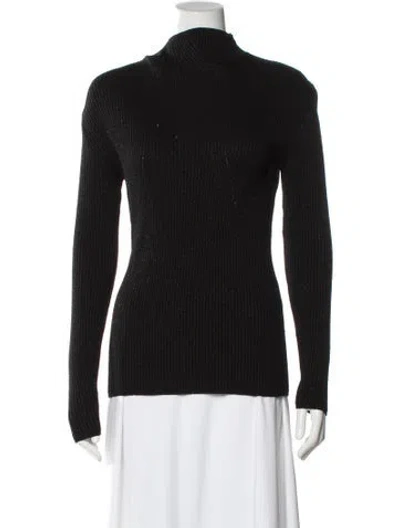 Pre-owned Gianfranco Ferre Turtleneck Sweater In Black