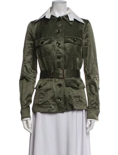 Pre-owned Gianfranco Ferre Utility Jacket In Green