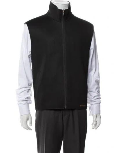 Pre-owned Gianfranco Ferre Vest In Black