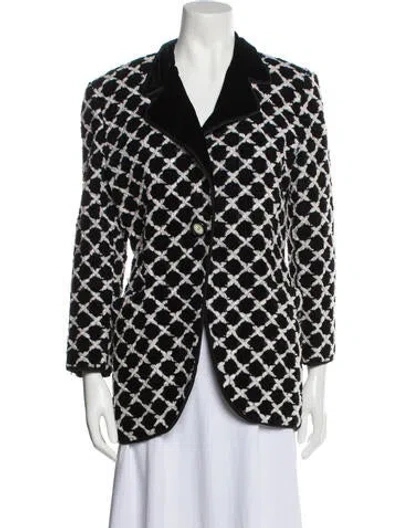 Pre-owned Gianfranco Ferre Vintage 1980's Blazer In Black