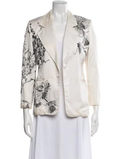Pre-owned Gianfranco Ferre Vintage 1980's Blazer In Gray