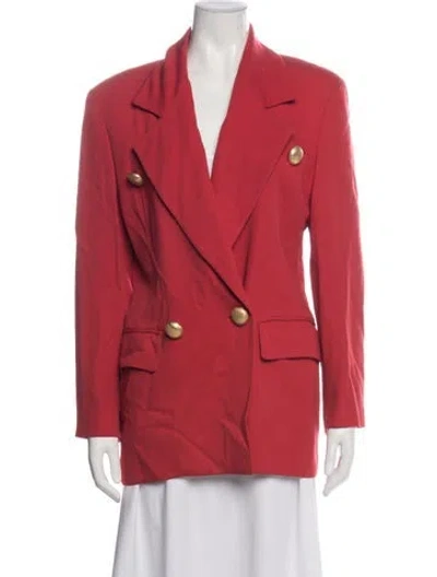 Pre-owned Gianfranco Ferre Vintage 1980's Blazer In Red