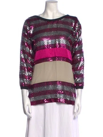 Pre-owned Gianfranco Ferre Vintage 1980's Blouse In Pink