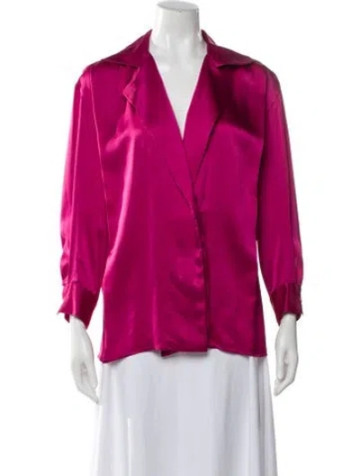 Pre-owned Gianfranco Ferre Vintage 1980's Blouse In Pink