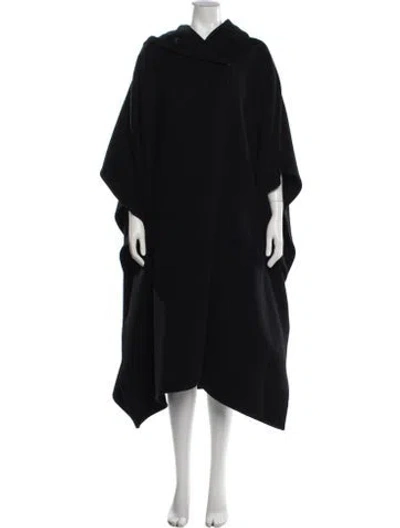 Pre-owned Gianfranco Ferre Vintage 1980's Poncho In Black
