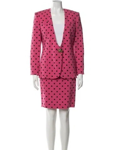 Pre-owned Gianfranco Ferre Vintage 1980's Skirt Suit In Pink