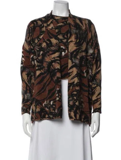 Pre-owned Gianfranco Ferre Vintage 1980's Sweater In Brown/metallic