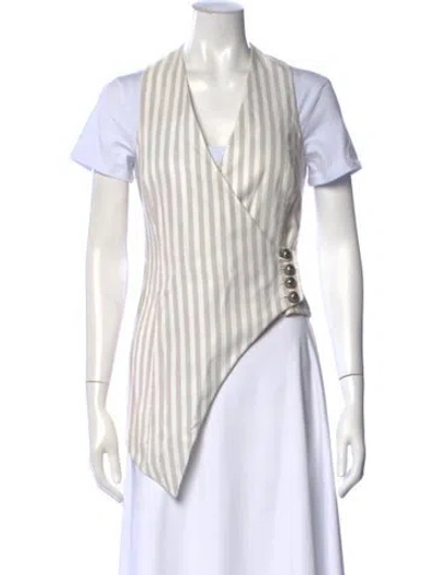 Pre-owned Gianfranco Ferre Vintage 1980's Top In White