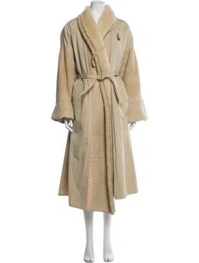 Pre-owned Gianfranco Ferre Vintage 1980's Trench Coat In Neutral