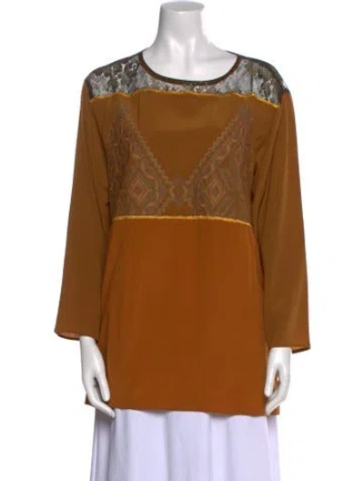 Pre-owned Gianfranco Ferre Vintage 1980's Tunic In Brown