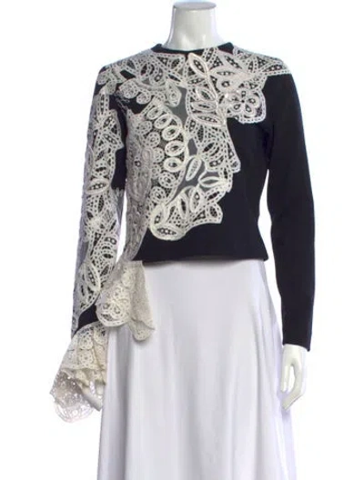 Pre-owned Gianfranco Ferre Vintage 1988 Top In Black/white
