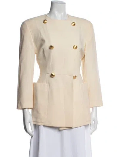 Pre-owned Gianfranco Ferre Vintage 1990's Blazer In Neutrals