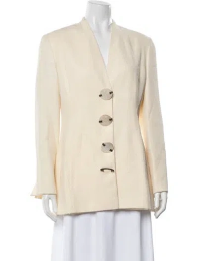 Pre-owned Gianfranco Ferre Vintage 1990's Blazer In Neutrals