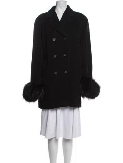 Pre-owned Gianfranco Ferre Vintage 1990's Coat In Black