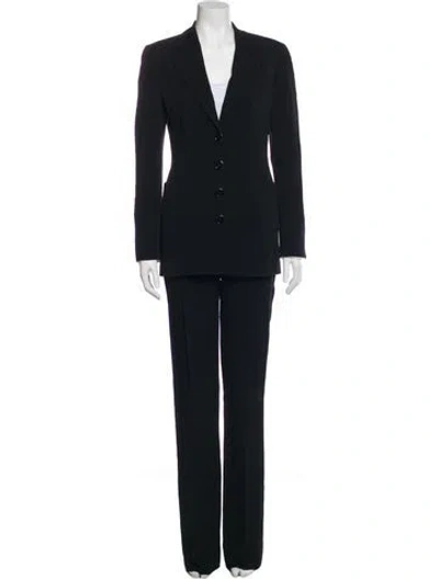 Pre-owned Gianfranco Ferre Vintage 1990's Pantsuit In Black