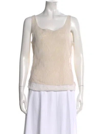 Pre-owned Gianfranco Ferre Vintage 1990's Top In Neutral
