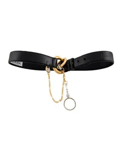 Pre-owned Gianfranco Ferre Vintage 1990's Waist Belt In Black