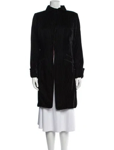 Pre-owned Gianfranco Ferre Vintage 2000's Coat In Black