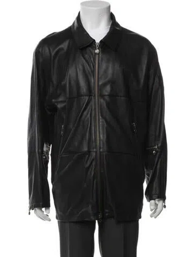 Pre-owned Gianfranco Ferre Vintage 2000's Coat In Black