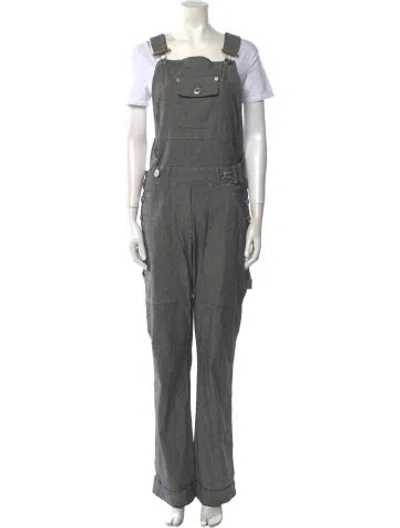 Pre-owned Gianfranco Ferre Vintage 2000's Jumpsuit In Gray