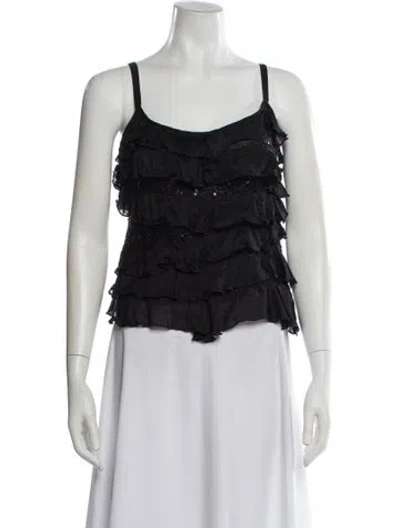 Pre-owned Gianfranco Ferre Vintage 2000's Top In Black