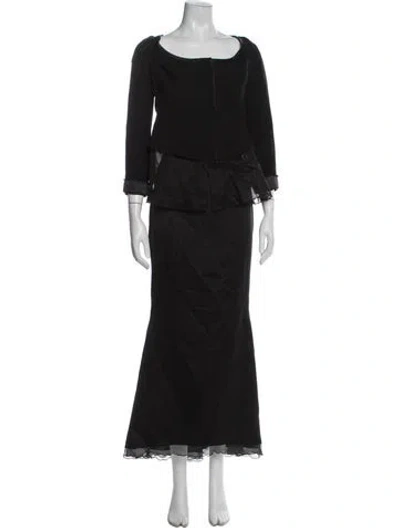 Pre-owned Gianfranco Ferre Vintage 2000's Top In Black