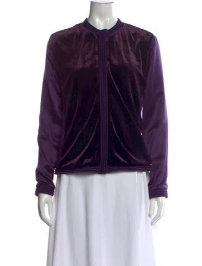 Pre-owned Gianfranco Ferre Vintage 2000's Top In Purple